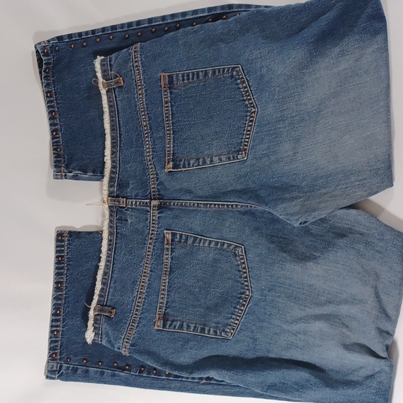 VIntage Unique Style Route 66 Jeans in Women's Size 13/14 Metal Grommet Accents - Picture 5 of 10